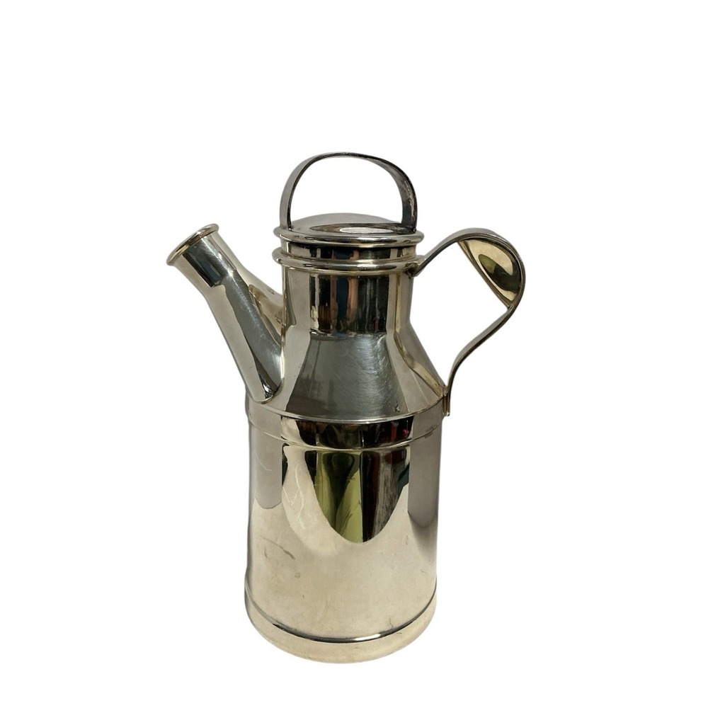 Vintage Reed Barton Prohibition Milk Jug Cocktail Shaker Pitcher 27 Oz